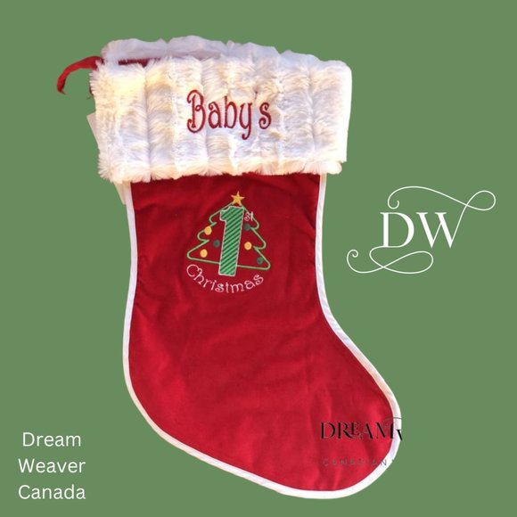 Baby's First Christmas Stocking - Picture 1 of 1